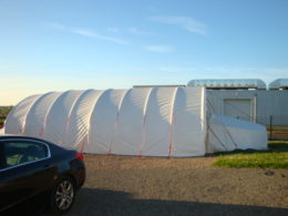 abri techniflex, soufflerie, bureaux d'étude, laboratoire d'essai